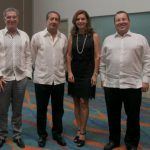 Guillermo Ramírez, Augusto Martínez, Mayra Hernández de Cavelier y John Montoya Cañas.