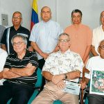 Uriel Pájaro Flórez, Hernando Sará Domínguez, Manuel Eljaiek, Ramón Arellano y Edgardo Osorio; Alfredo Pineda, Eduardo Maldonado