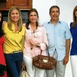 Paola Gómez, Ingrid Munévar, Margarita Gómez, Luis Eduardo Gómez y Carolina Gómez.